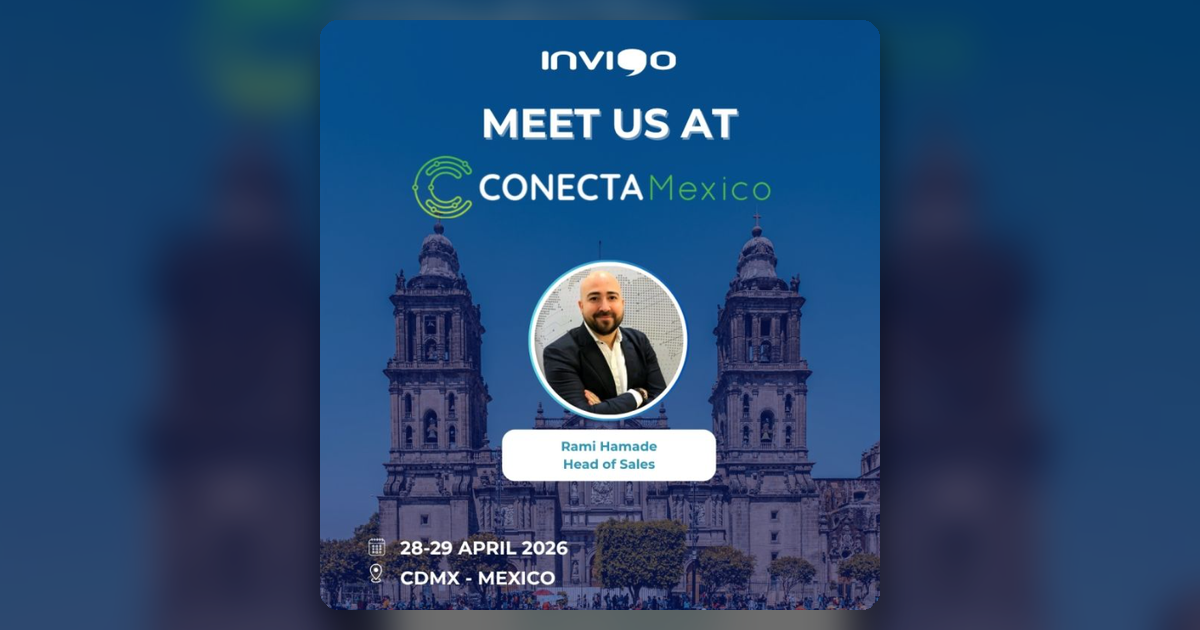 Invigo at Conecta Mexico 2026: Advancing Device and Connectivity Management in Latin America 1 Rami Hamade, Head of Sales at Invigo, at Conecta Mexico 2026 in Mexico City